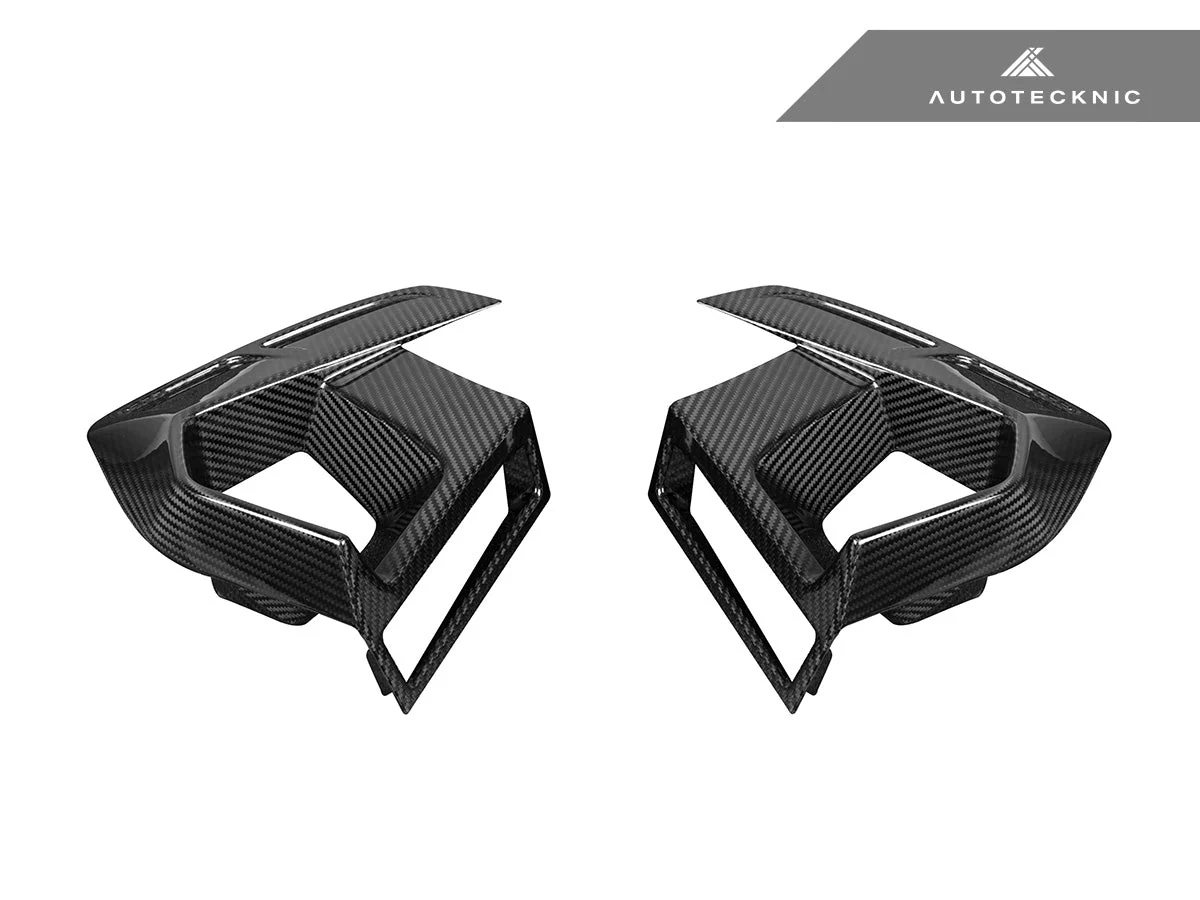 AutoTecknic Dry Carbon Front Bumper Air Vent Set - F97 X3M LCI | F98 X4M LCI - Image 3