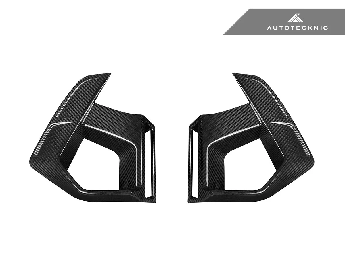 AutoTecknic Dry Carbon Front Bumper Air Vent Set - F97 X3M LCI | F98 X4M LCI - Image 4