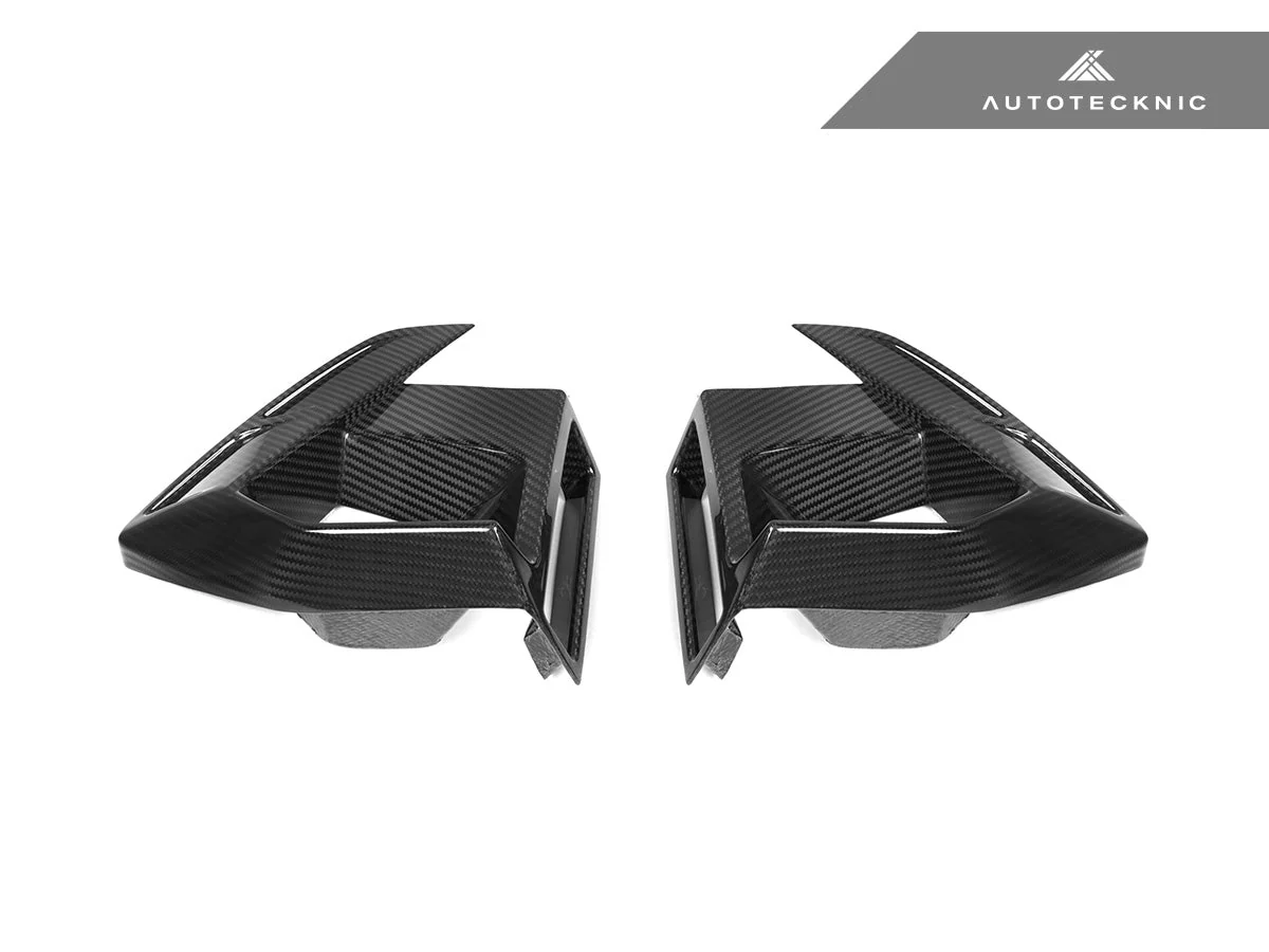 AutoTecknic Dry Carbon Front Bumper Air Vent Set - F97 X3M LCI | F98 X4M LCI - Image 6