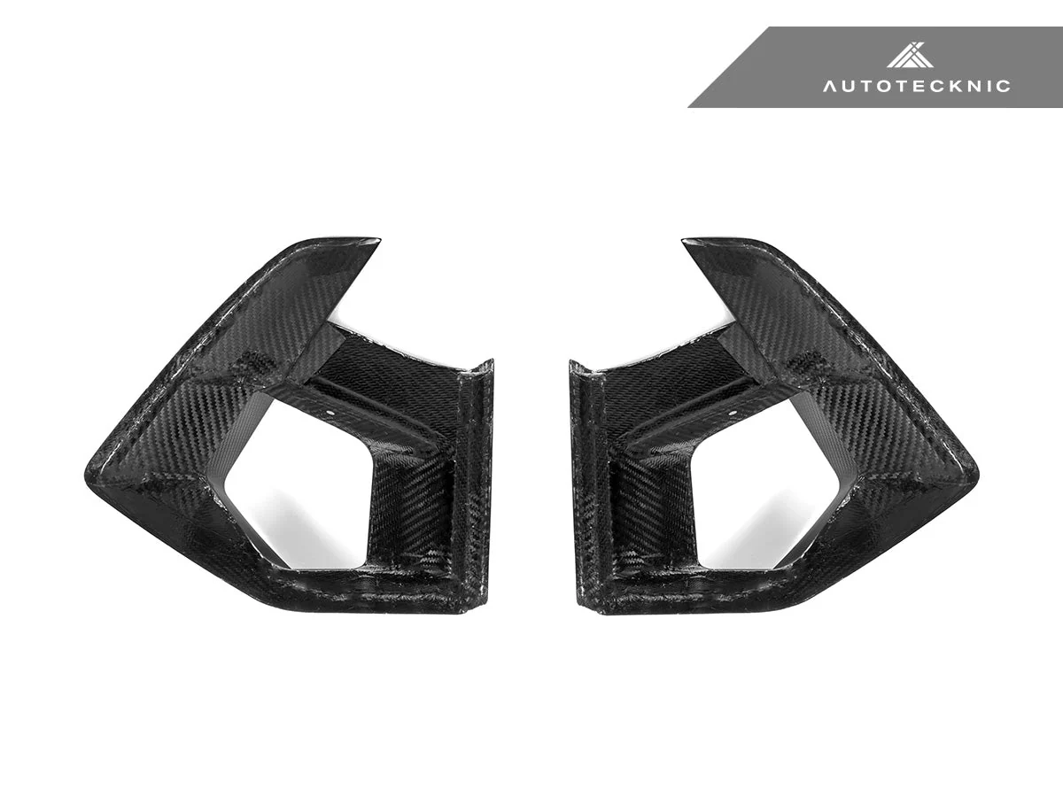 AutoTecknic Dry Carbon Front Bumper Air Vent Set - F97 X3M LCI | F98 X4M LCI - Image 8