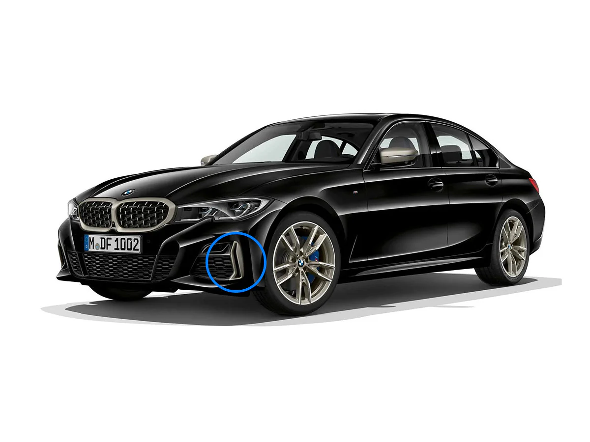 AutoTecknic Dry Carbon Front Bumper Grille Trim Set - G20 M340i M-Sport Pre-LCI - Image 4