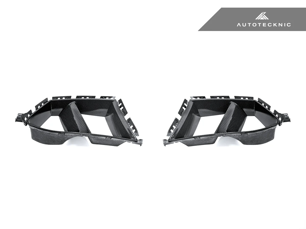 AutoTecknic Dry Carbon Front Bumper Lower Vent Set - G80 M3 | G82/ G83 M4 - Image 3