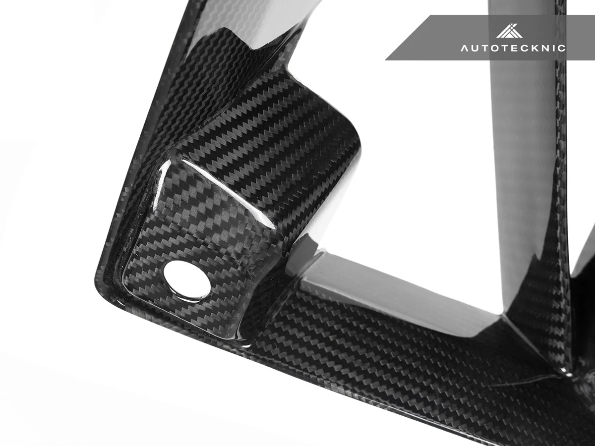 AutoTecknic Dry Carbon Front Bumper Lower Vent Set - G87 M2 - Image 6