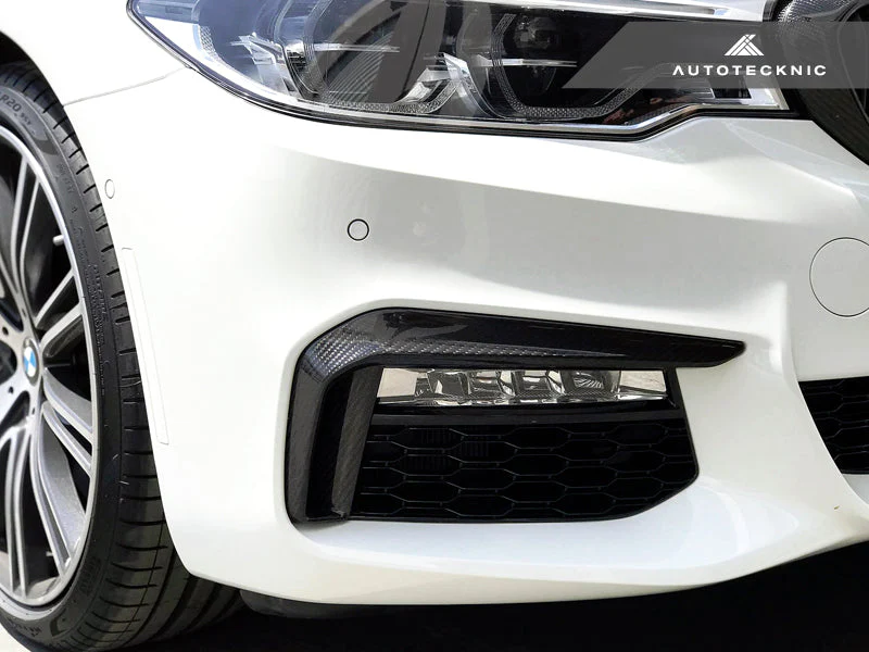 AutoTecknic Dry Carbon Front Bumper Trim - G30 5-Series M-Sport - Image 2