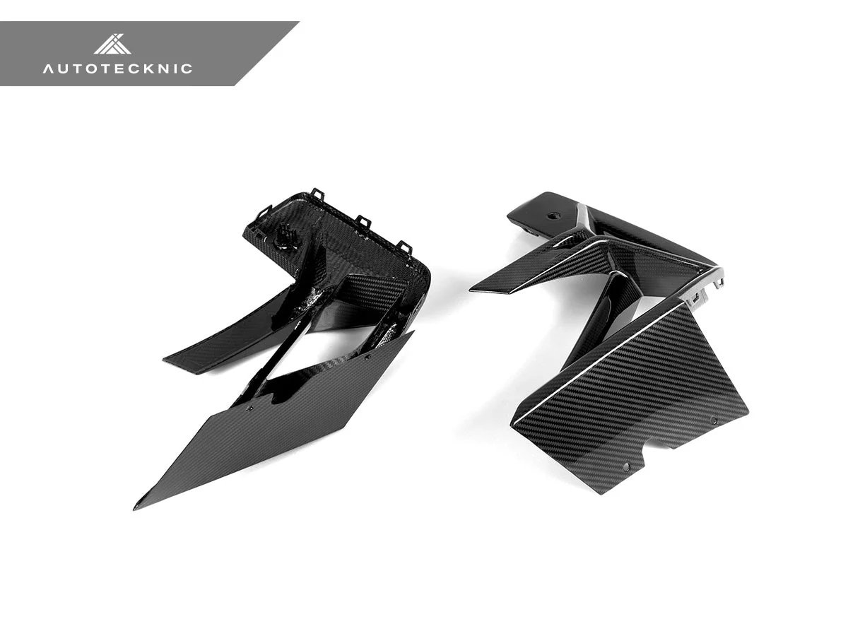 AutoTecknic Dry Carbon Front Bumper Trim Set - F97 X3M LCI | F98 X4M LCI - Image 10