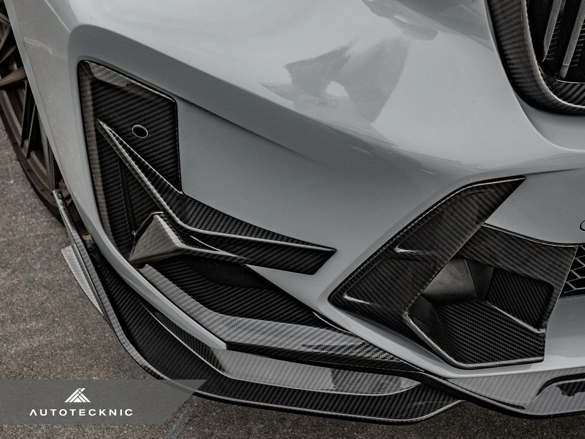 AutoTecknic Dry Carbon Front Bumper Trim Set - F97 X3M LCI | F98 X4M LCI - Image 12