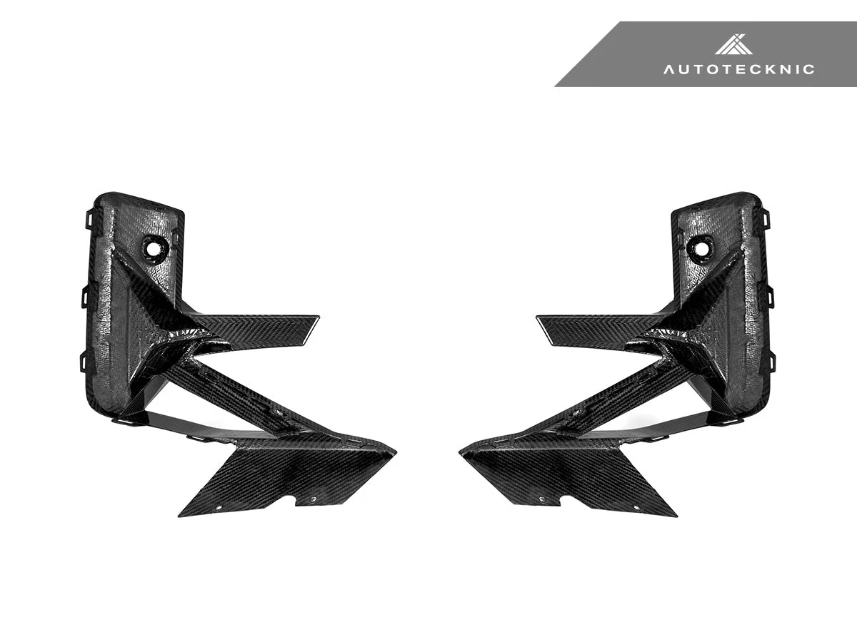 AutoTecknic Dry Carbon Front Bumper Trim Set - F97 X3M LCI | F98 X4M LCI - Image 14