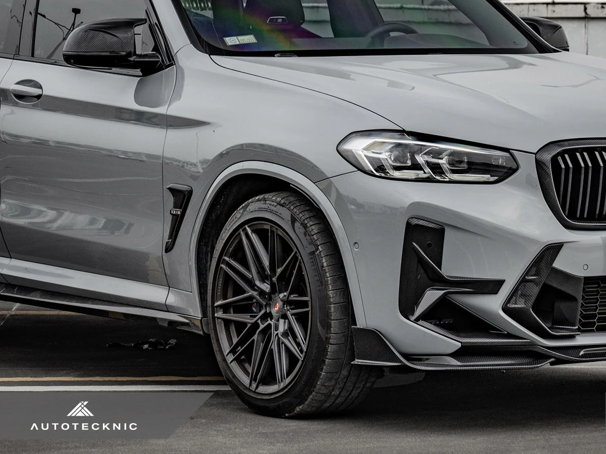 AutoTecknic Dry Carbon Front Bumper Trim Set - F97 X3M LCI | F98 X4M LCI - Image 15