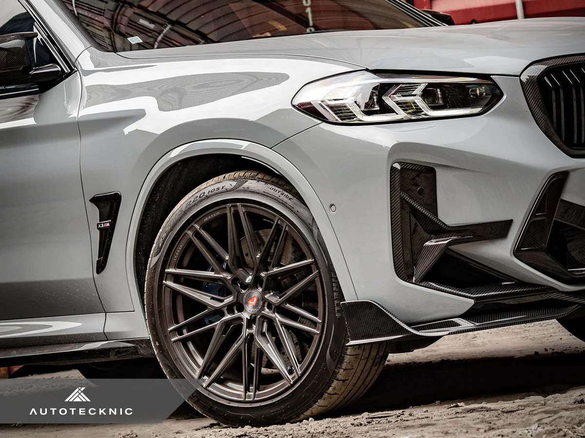 AutoTecknic Dry Carbon Front Bumper Trim Set - F97 X3M LCI | F98 X4M LCI - Image 5