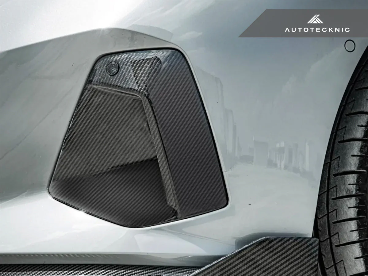 AutoTecknic Dry Carbon Front Bumper Trim Set - G60 5-Series - Image 2