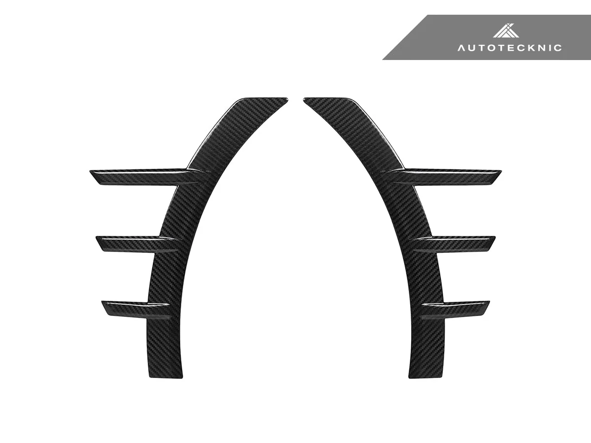 AutoTecknic Dry Carbon Front Fender Arch Trim Set - G87 M2 - Image 3