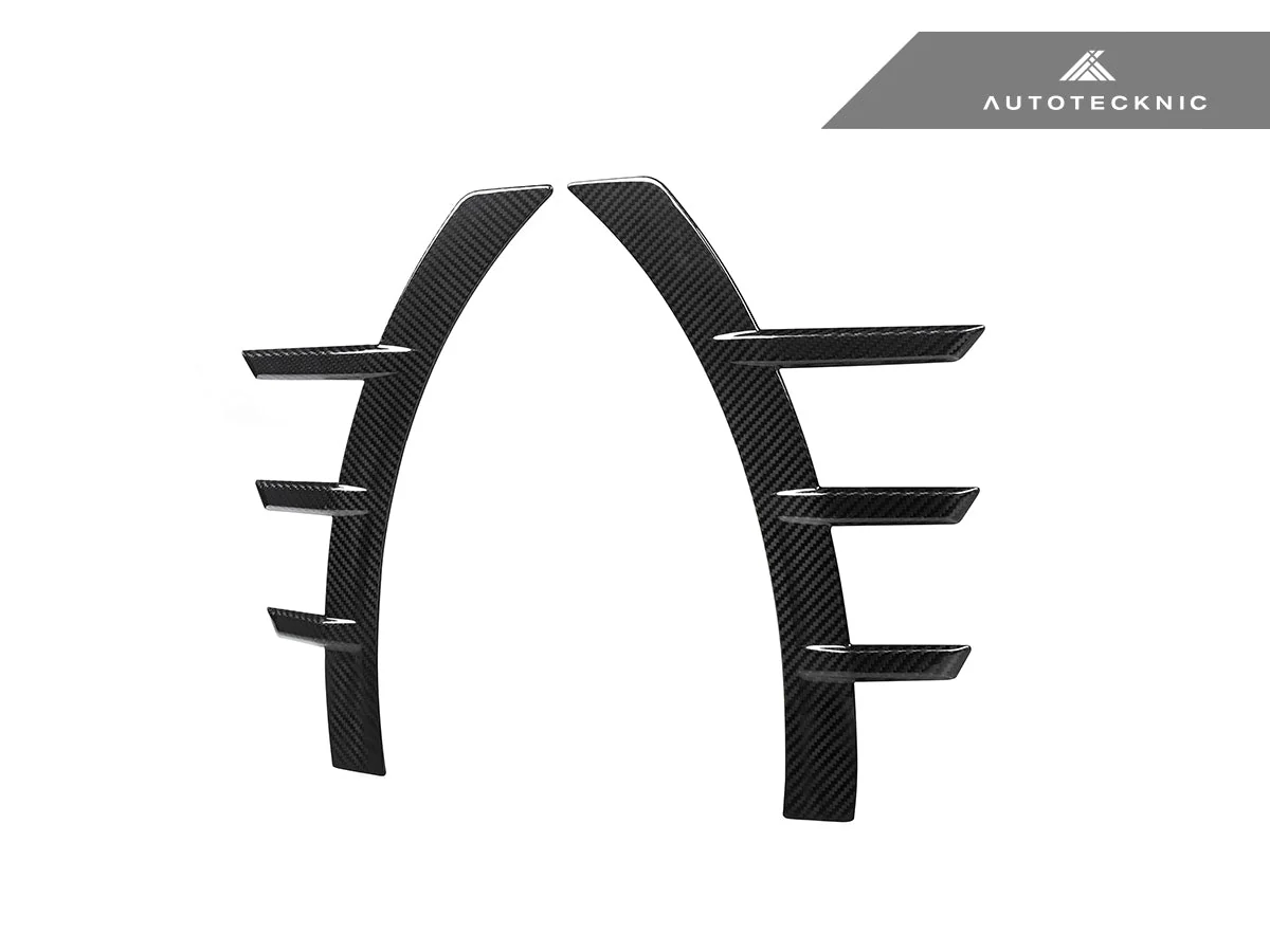 AutoTecknic Dry Carbon Front Fender Arch Trim Set - G87 M2 - Image 4