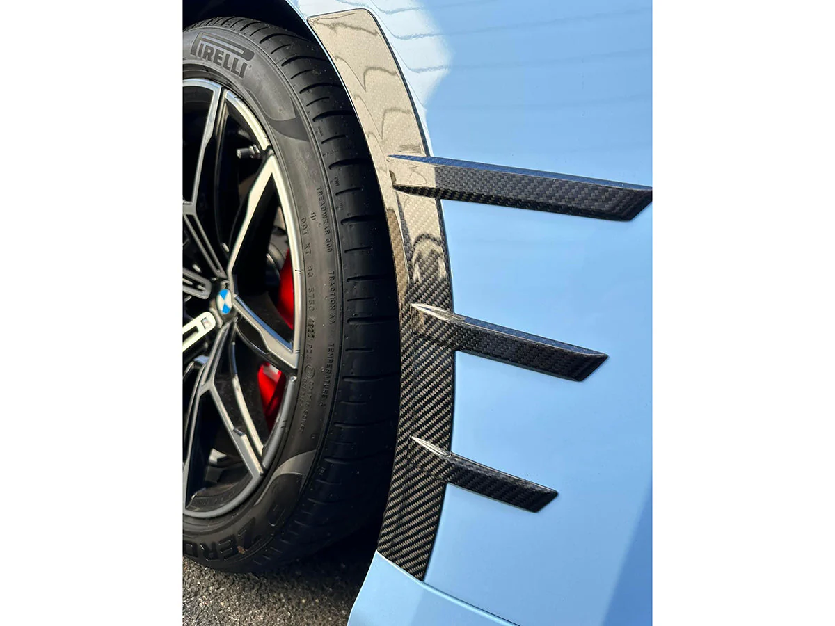 AutoTecknic Dry Carbon Front Fender Arch Trim Set - G87 M2 - Image 7