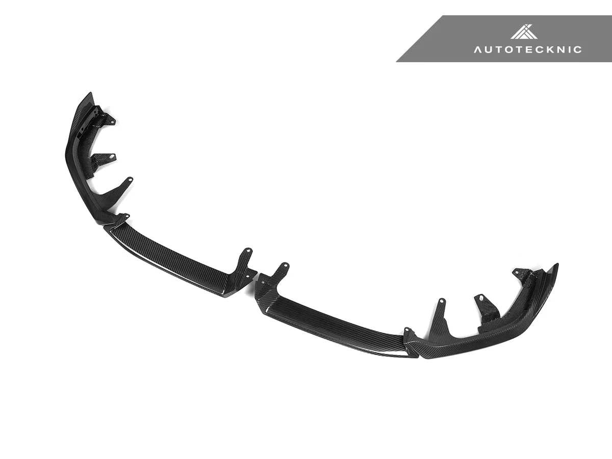 AutoTecknic Dry Carbon Front Lip Splitter Set - G60 5-Series - Image 2