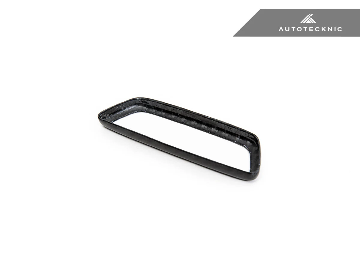 AutoTecknic Dry Carbon Front Seat Illuminated Emblem Surround Set - BMW M - Image 8