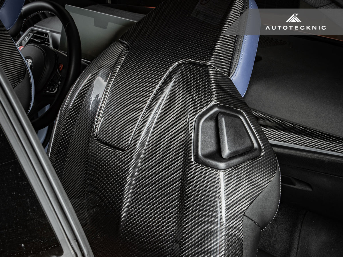 AutoTecknic Dry Carbon Full Seat Back Cover Set - G82/ G83 M4 - Image 8