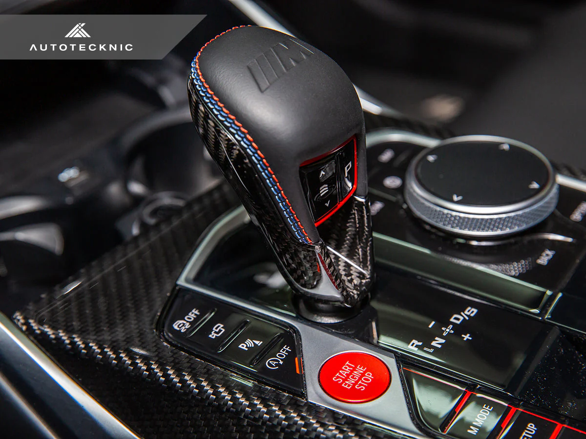AutoTecknic Dry Carbon Gear Selector Cover - F95 X5M | F96 X6M - Image 9