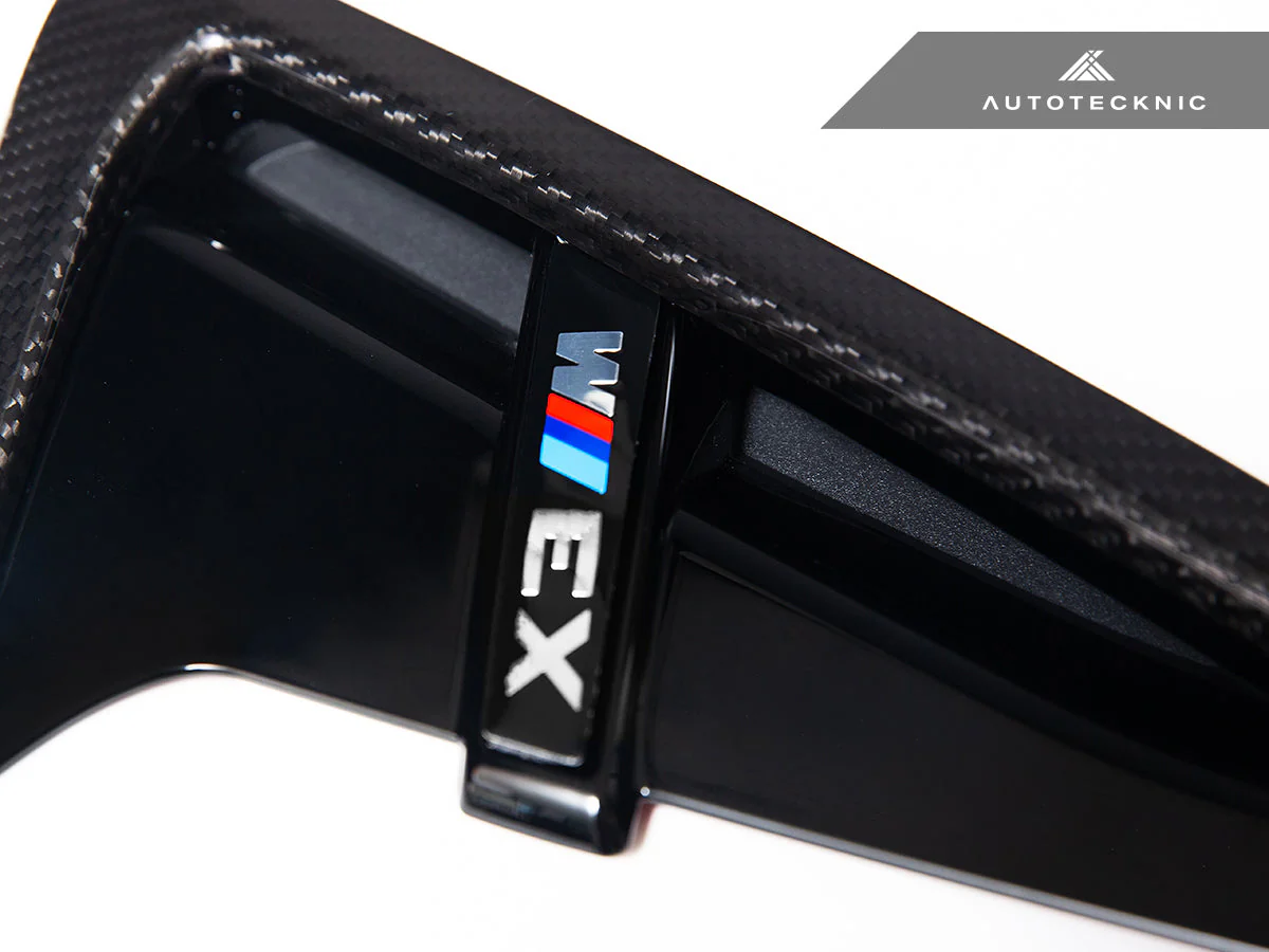 AutoTecknic Dry Carbon Gloss Black Fender Trim Set - F97 X3M | F98 X4M - Image 8