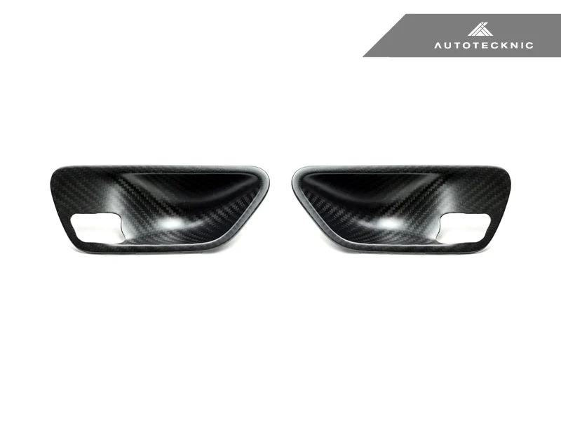 AutoTecknic Dry Carbon Interior Door Handle Trim Set - BMW F-Chassis - Image 5