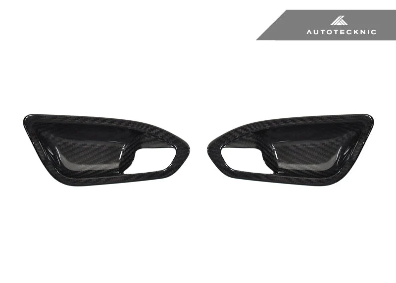 AutoTecknic Dry Carbon Interior Door Handle Trim Set - F87 M2 | F22 2-Series | F20 1-Series - Image 2