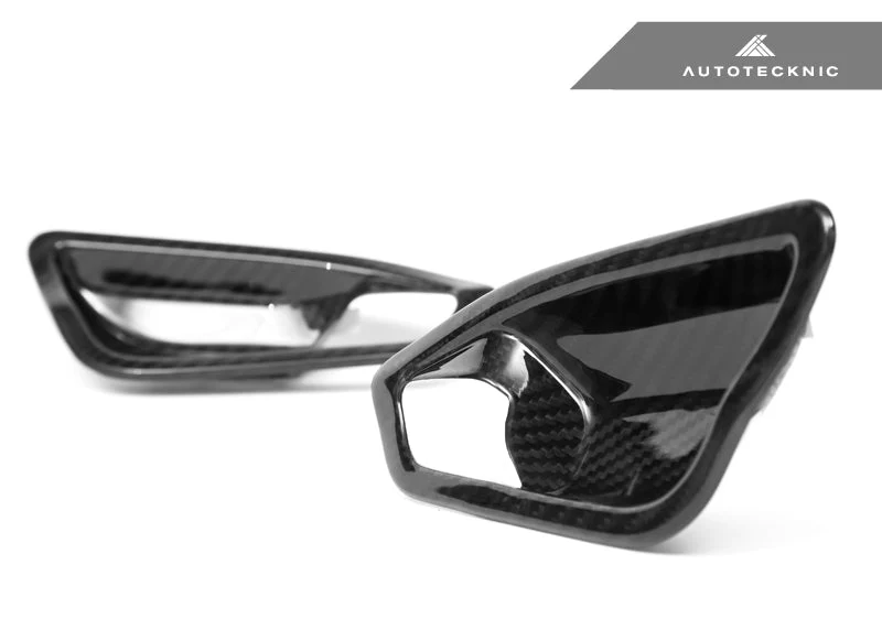 AutoTecknic Dry Carbon Interior Door Handle Trim Set - F87 M2 | F22 2-Series | F20 1-Series - Image 3