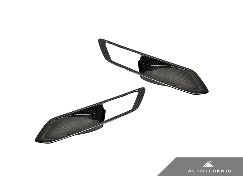 AutoTecknic Dry Carbon Interior Door Handle Trim Set - G20 3-Series - Image 3