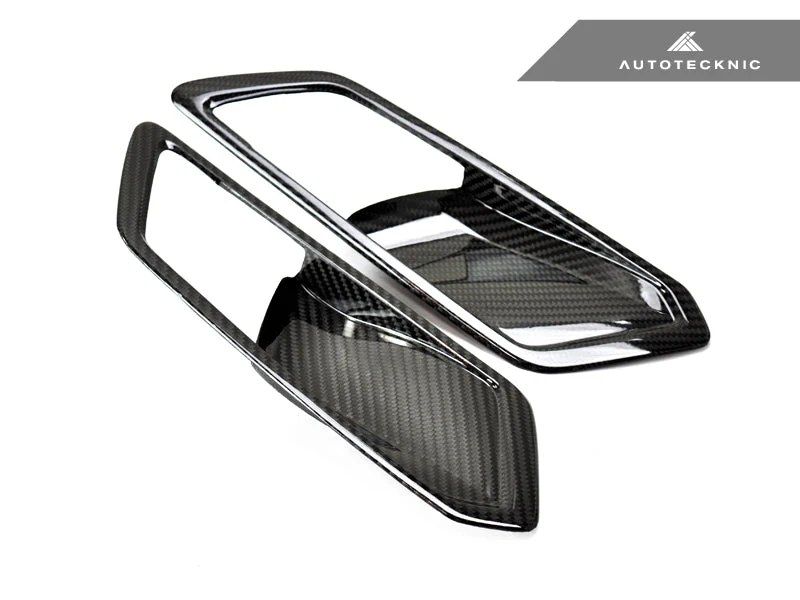 AutoTecknic Dry Carbon Interior Door Handle Trim Set - G20 3-Series - Image 9