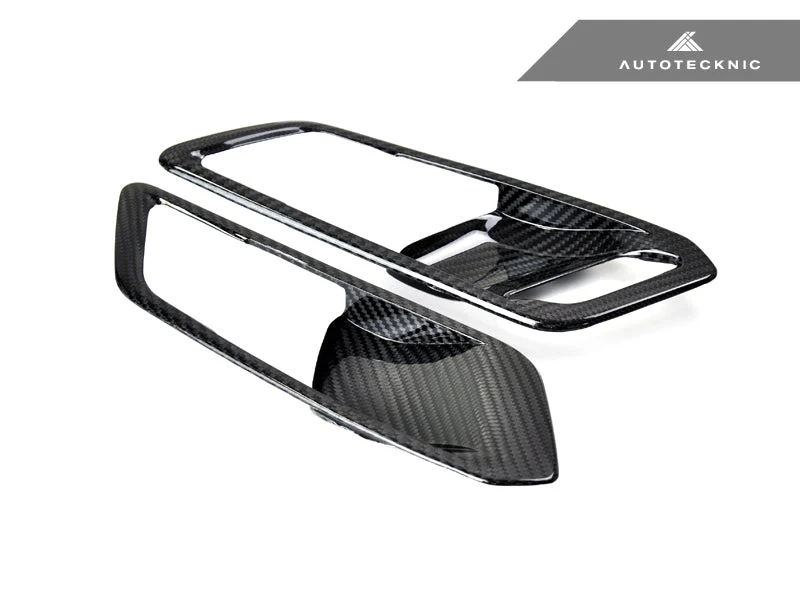 AutoTecknic Dry Carbon Interior Door Handle Trim Set - G80 M3 - Image 4
