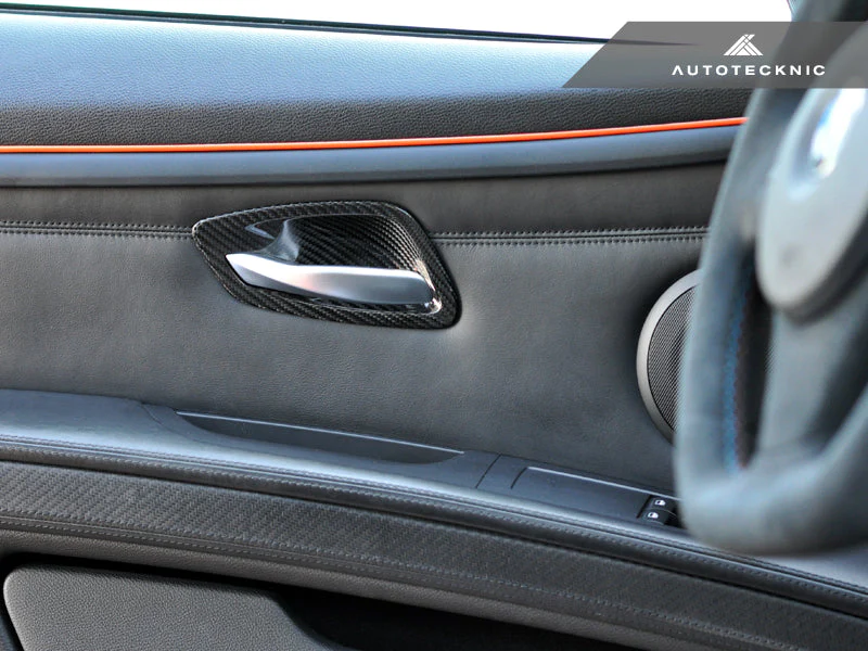 AutoTecknic Dry Carbon Interior Door Handle Trims - E92 3-Series & M3 | E93 3-Series & M3 - Image 3
