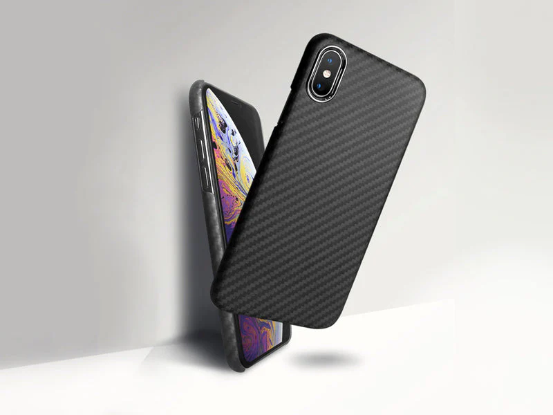 AutoTecknic Dry Carbon iPhone Cover - iPhone XS - Matte Finish - Image 2