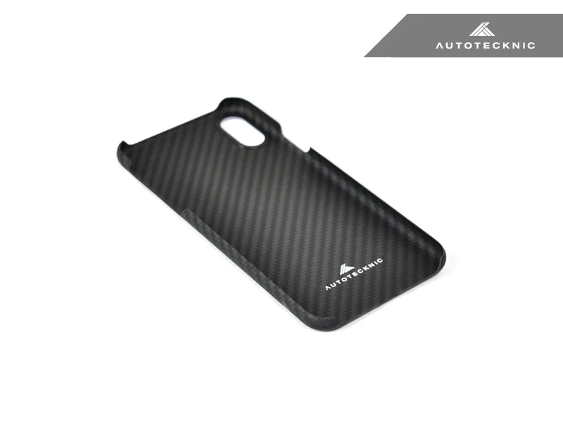 AutoTecknic Dry Carbon iPhone Cover - iPhone XS - Matte Finish - Image 5