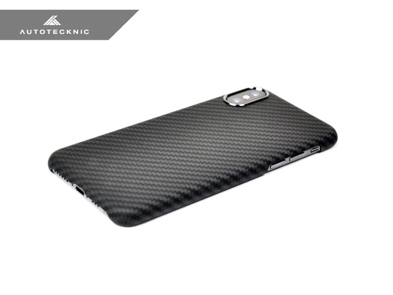AutoTecknic Dry Carbon iPhone Cover - iPhone XS MAX - Matte Finish - Image 4
