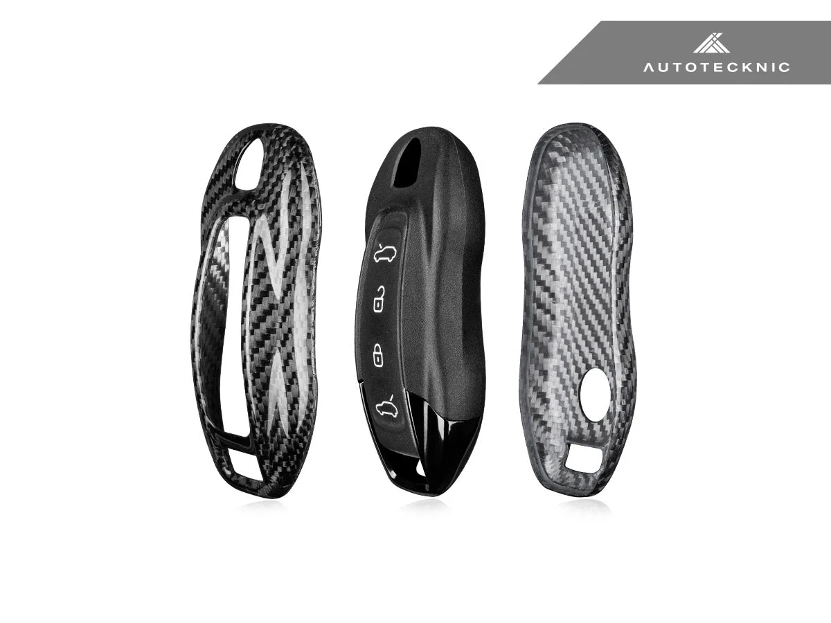 AutoTecknic Dry Carbon Key Remote Trim - Porsche Macan EV 2024-Up - Image 3