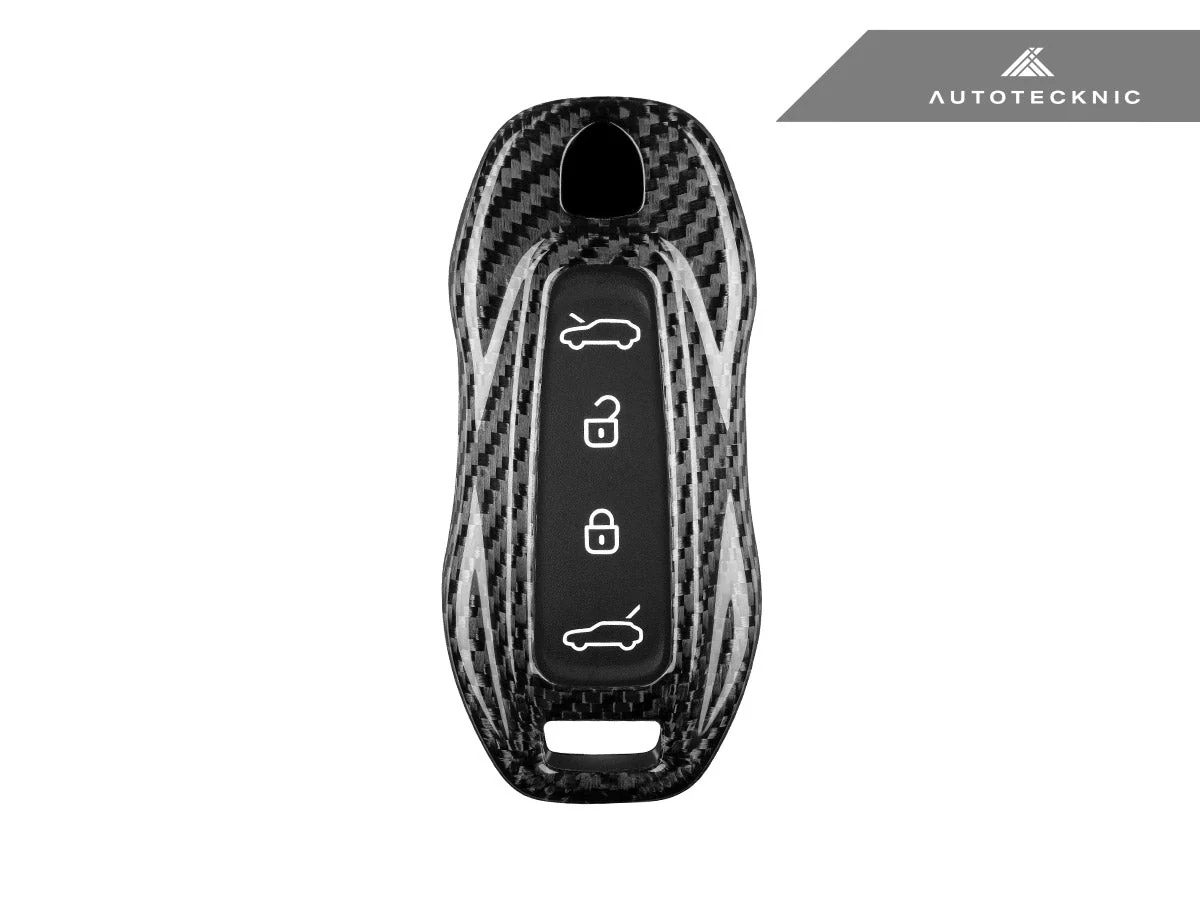 AutoTecknic Dry Carbon Key Remote Trim - Porsche Macan EV 2024-Up - Image 5