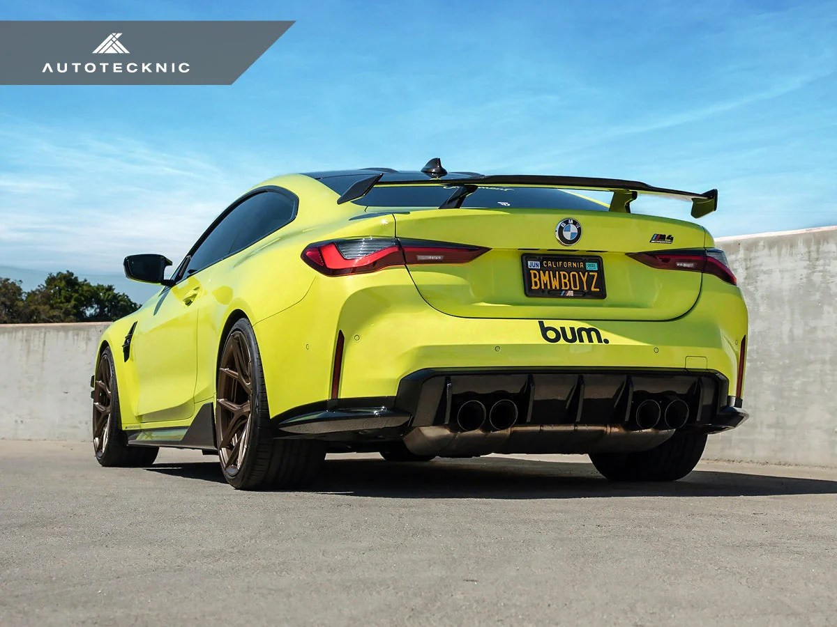 AutoTecknic Dry Carbon Motorsport Rear Spoiler - G80 M3 | G82 M4 - Image 4