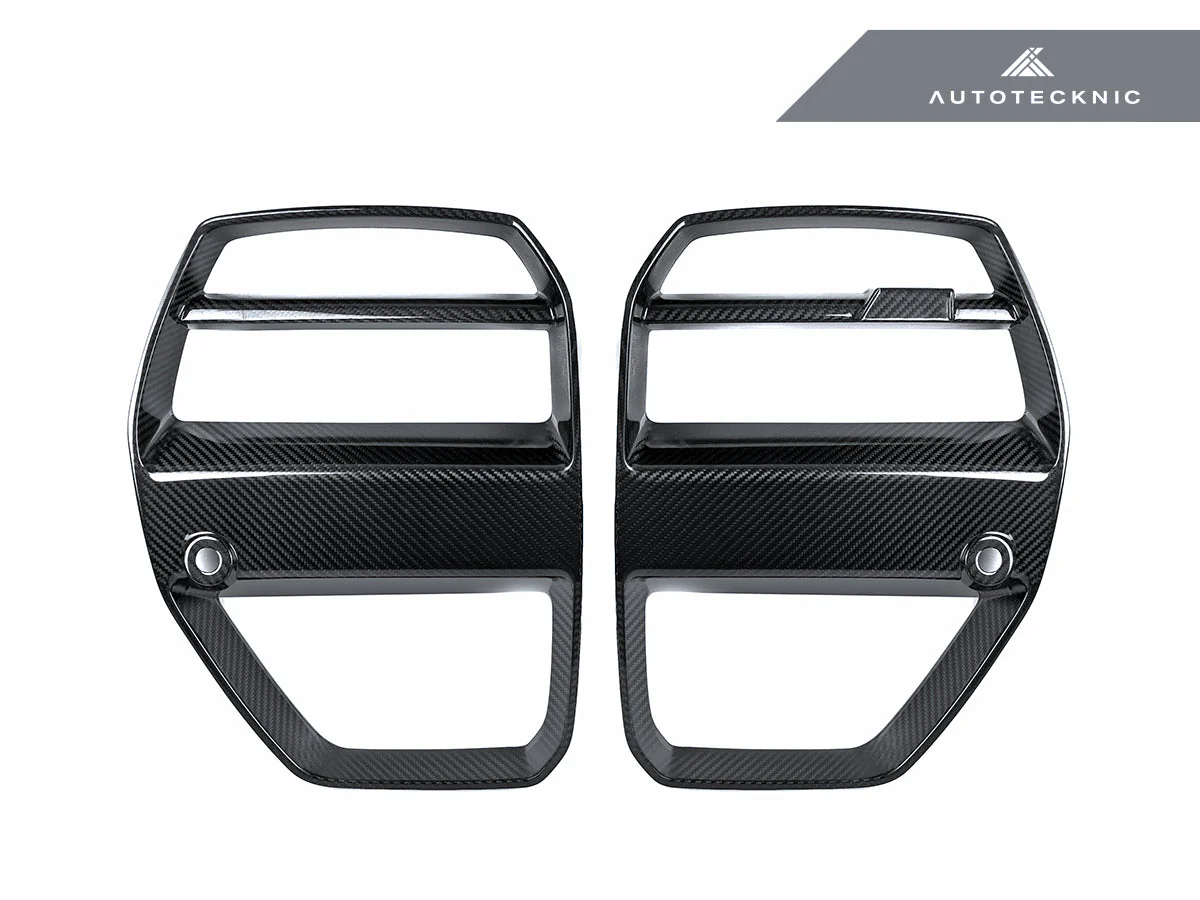 AutoTecknic Dry Carbon Motorsport V1 Front Grille Set - G80 M3 | G82/ G83 M4