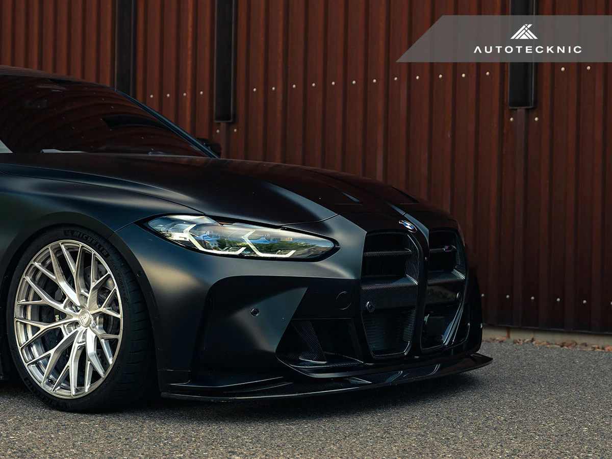 AutoTecknic Dry Carbon Motorsport V1 Front Grille Set - G80 M3 | G82/ G83 M4 - Image 2