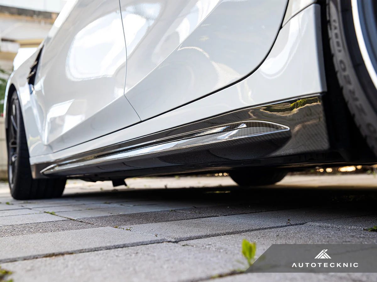 AutoTecknic Dry Carbon OEM-Spec Side Skirt Set - G80/ G81 M3 - Image 11