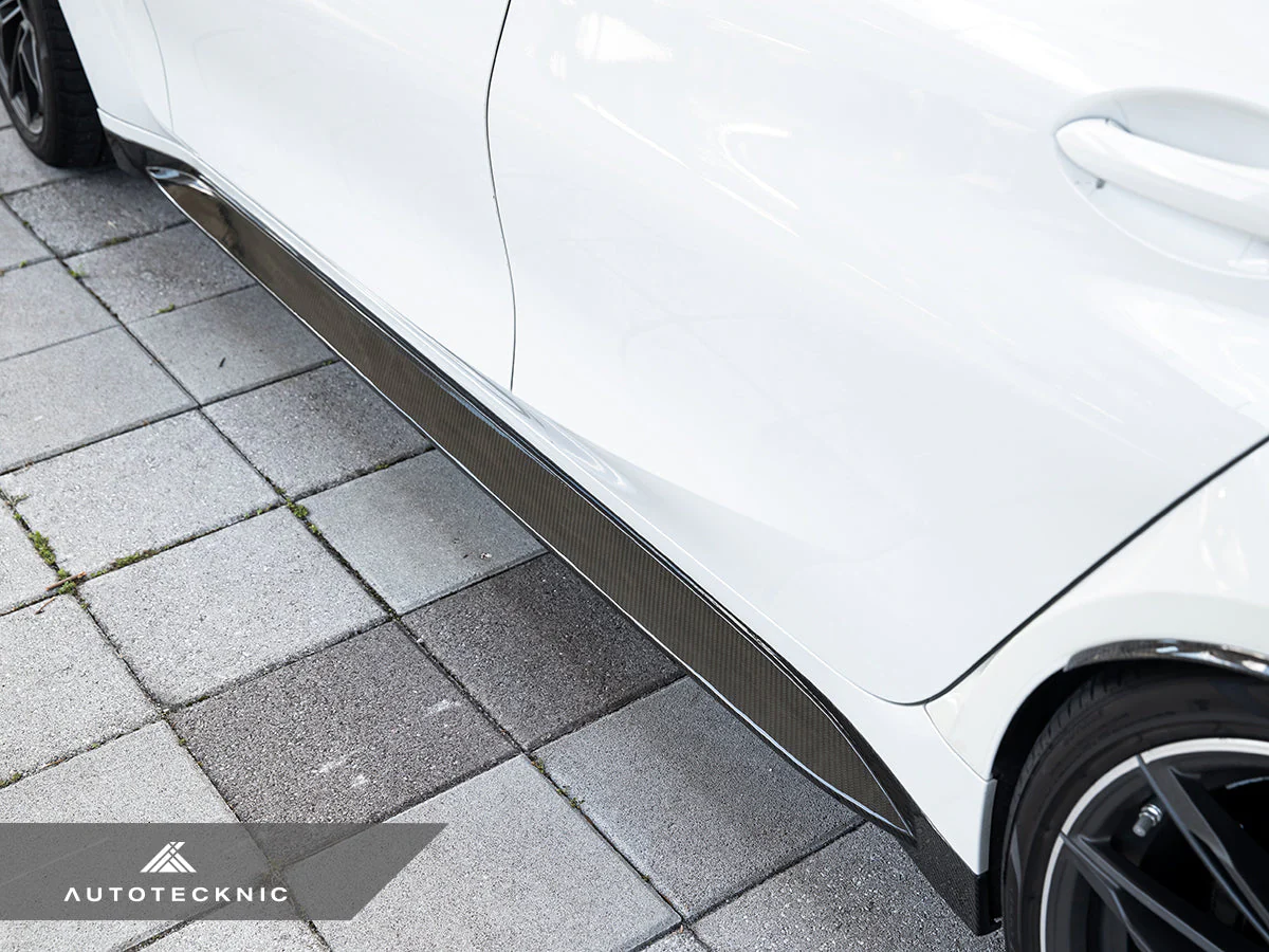AutoTecknic Dry Carbon OEM-Spec Side Skirt Set - G80/ G81 M3 - Image 2