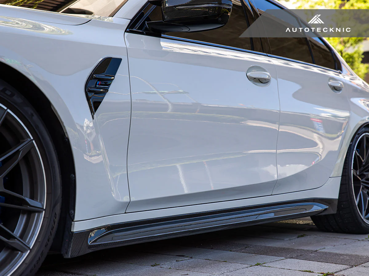 AutoTecknic Dry Carbon OEM-Spec Side Skirt Set - G80/ G81 M3 - Image 8