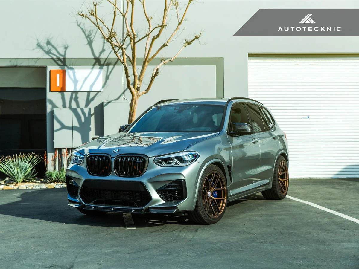 AutoTecknic Dry Carbon Performante Aero Splitter & Center Lip Set - F97 X3M | F98 X4M - Image 12
