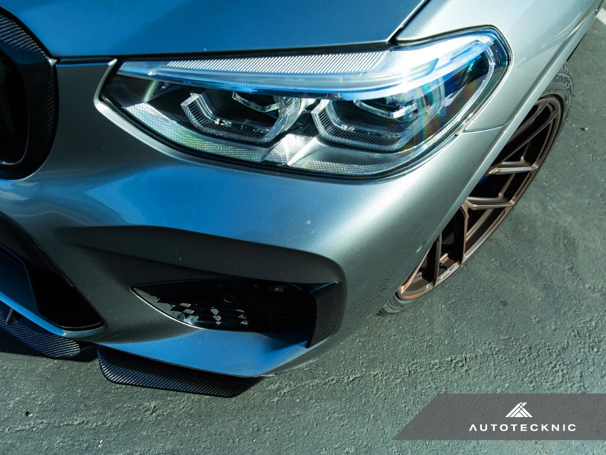 AutoTecknic Dry Carbon Performante Aero Splitter & Center Lip Set - F97 X3M | F98 X4M - Image 13