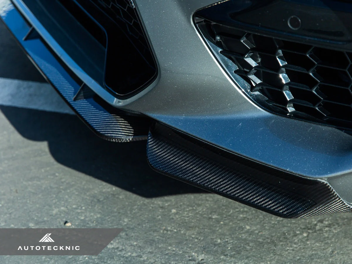 AutoTecknic Dry Carbon Performante Aero Splitter & Center Lip Set - F97 X3M | F98 X4M - Image 17