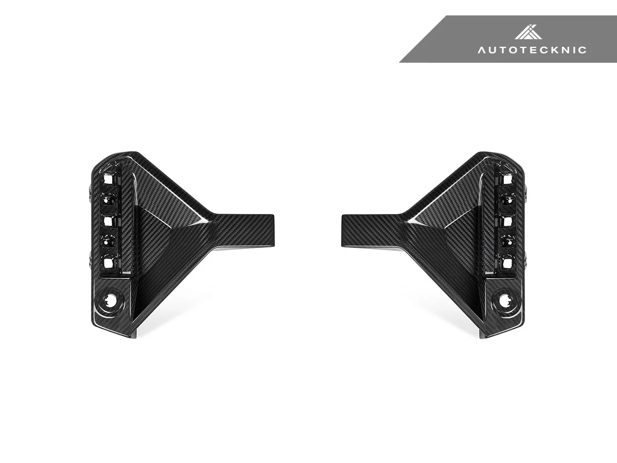 AutoTecknic Dry Carbon Rear Bumper Reflector Trim Set - G87 M2 - Image 6