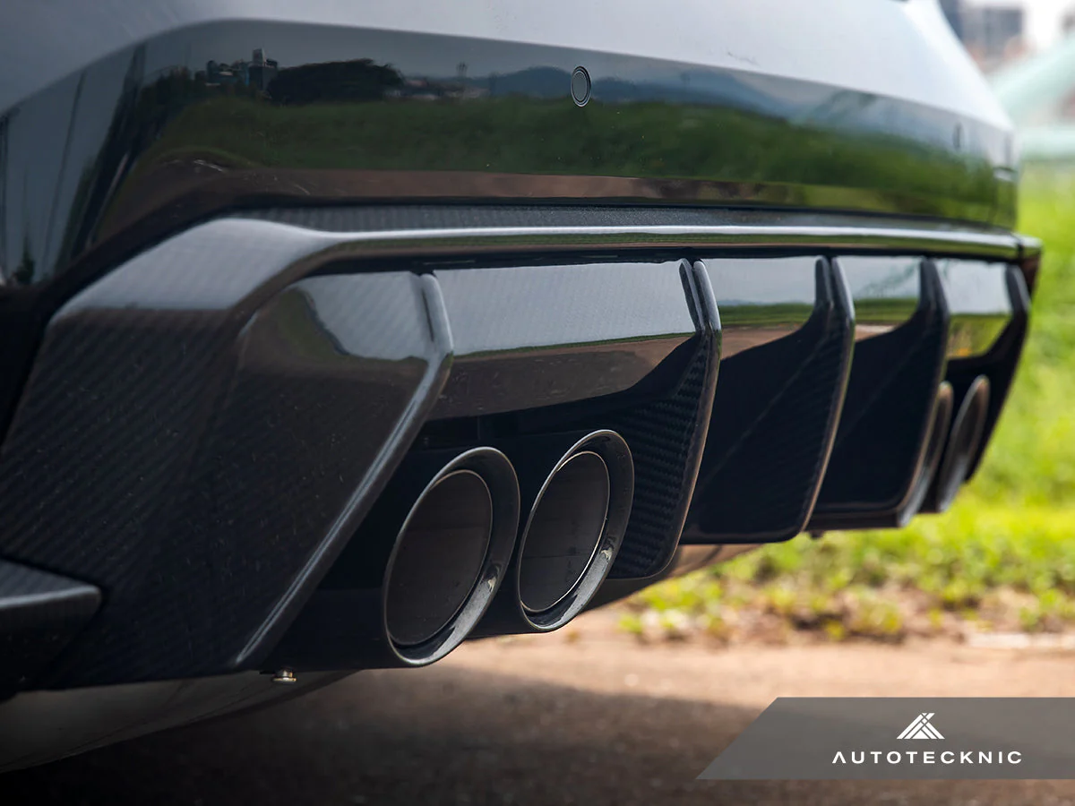 AutoTecknic Dry Carbon Rear Diffuser Trim Set - G80/ G81 M3 | G82/ G83 M4 - Image 2