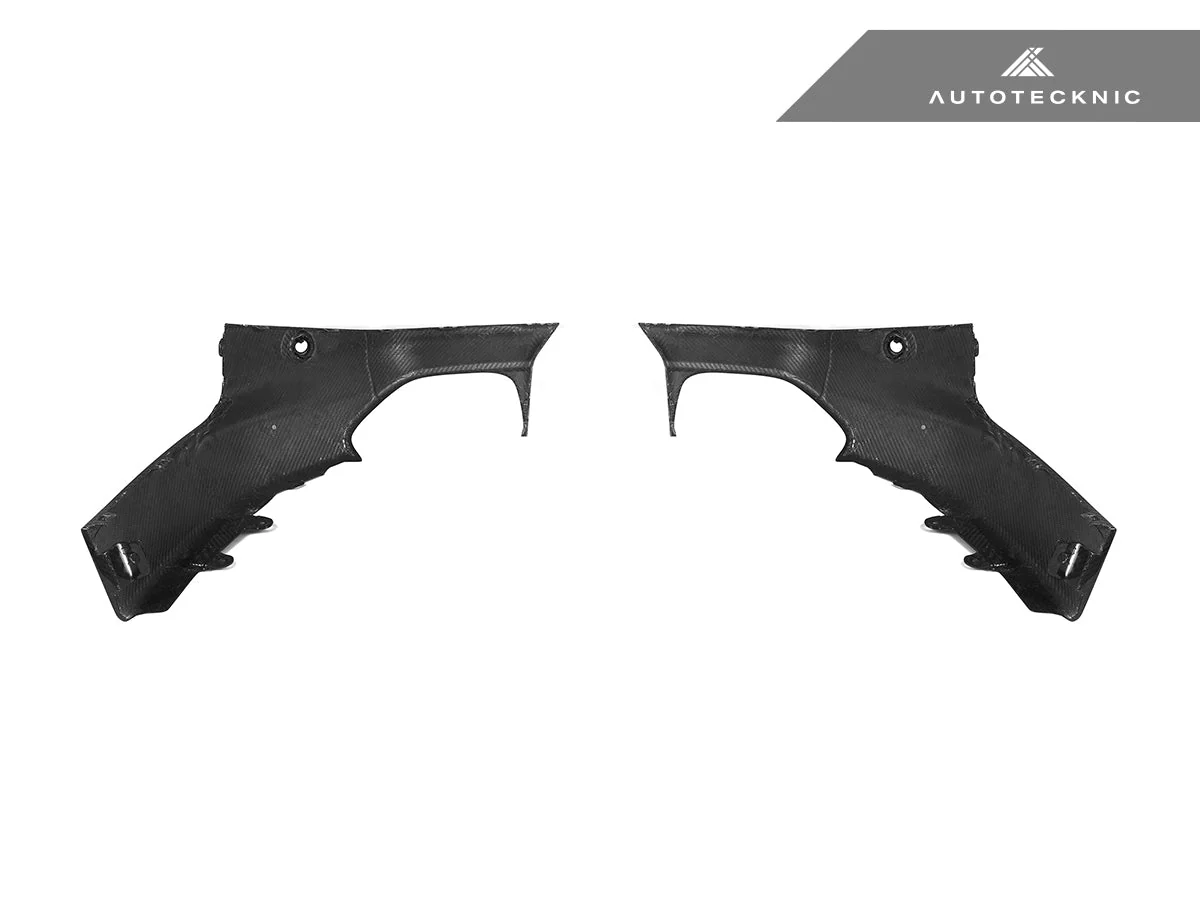 AutoTecknic Dry Carbon Rear Side Diffuser Set - G42 2-Series - Image 5