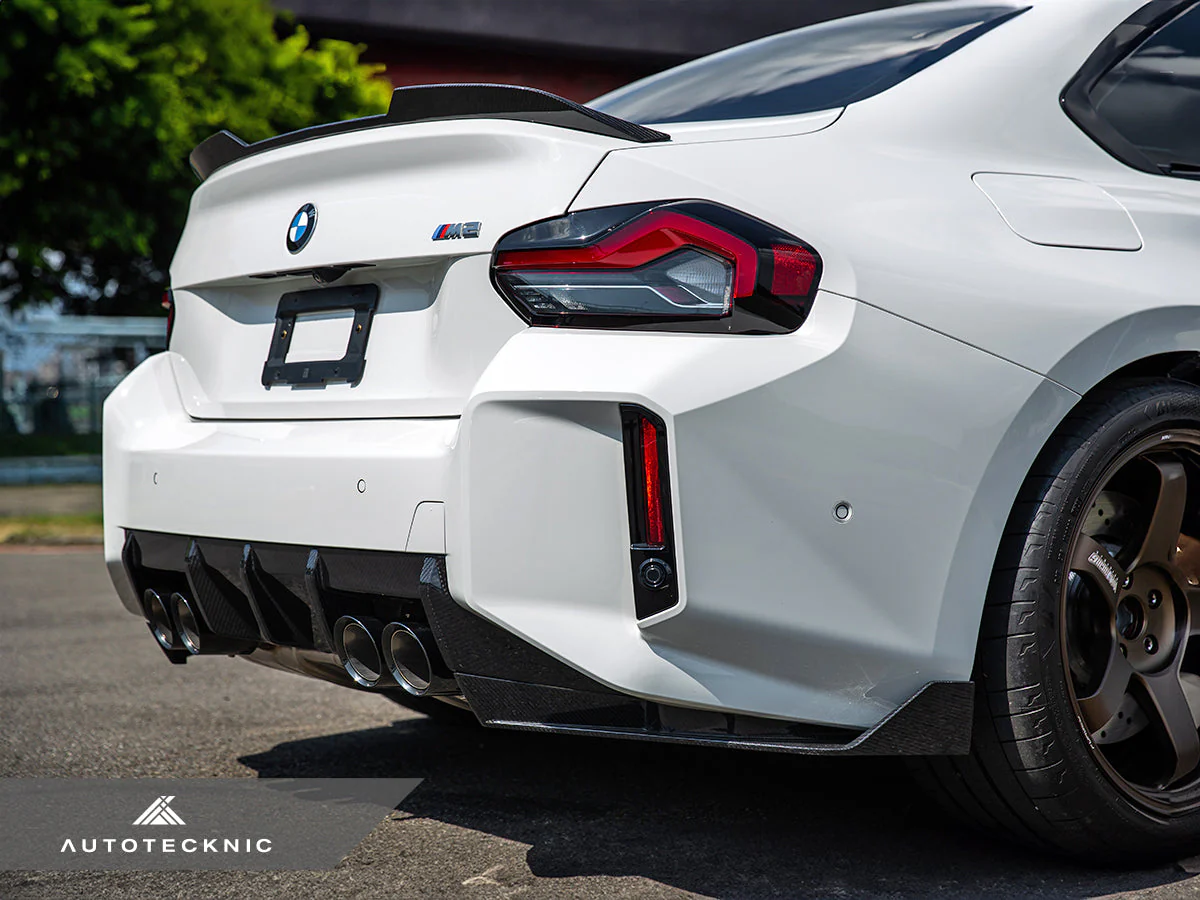 AutoTecknic Dry Carbon Rear Splitter Set - G87 M2 - Image 10