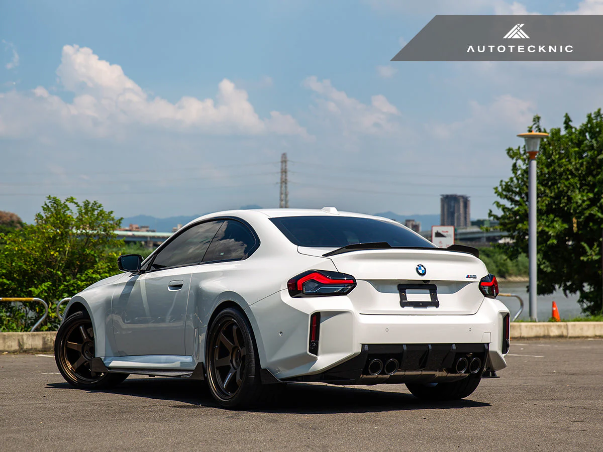 AutoTecknic Dry Carbon Rear Splitter Set - G87 M2 - Image 9