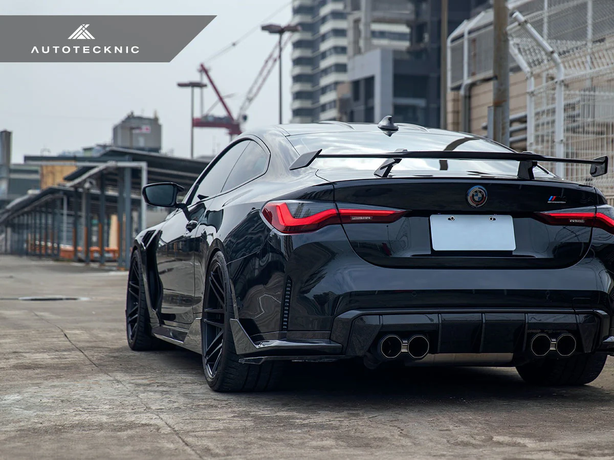 AutoTecknic Dry Carbon Rear Splitter Winglet Set - G80/ G81 M3 | G82/ G83 M4 - Image 2