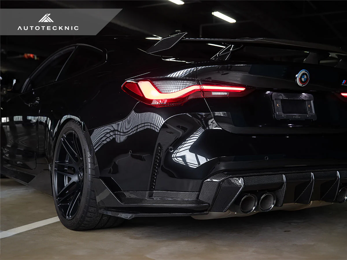 AutoTecknic Dry Carbon Rear Splitter Winglet Set - G80/ G81 M3 | G82/ G83 M4 - Image 6